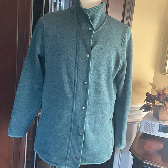 Eddie Bauer Knit Jacket w/ Fleece Lining - Picture 1 of 4